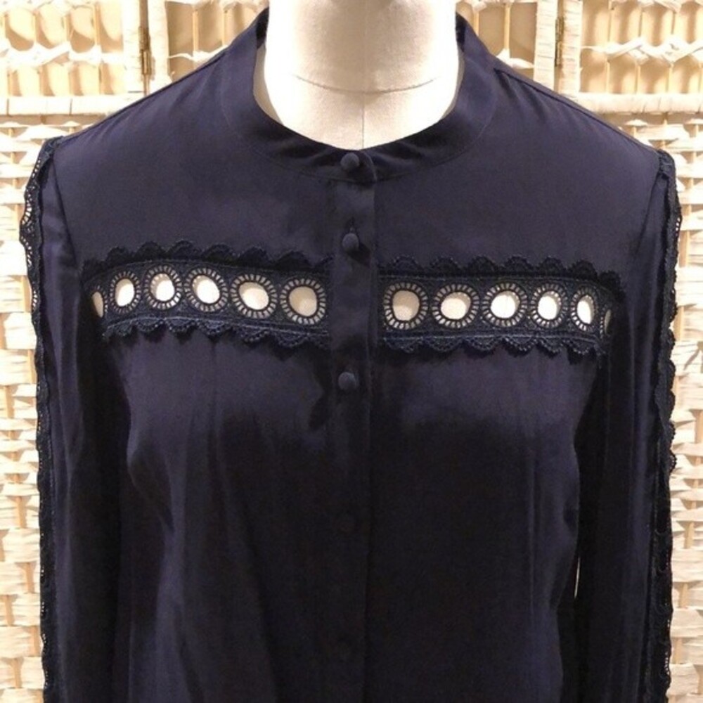 Boden Long Sleeve Button Down Top Size 4R